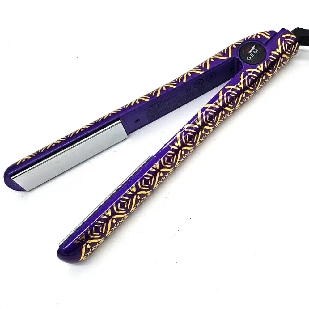 CHI Smart Gemz 1 Inch Amethyst Metallic hair straightener